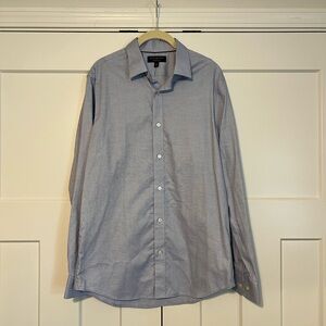 Men's Blue Dress Shirt